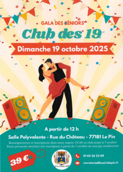 Gala des Seniors organisé par le Club des 19