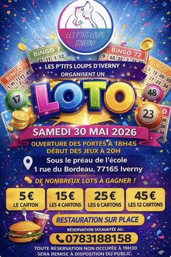 Loto organis&eacute; par les P'tits Loups d'Iverny